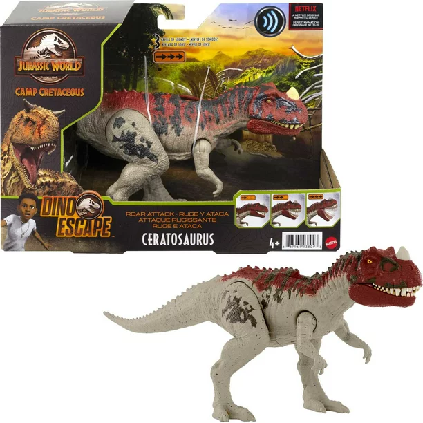 Jurassic World Ceratosaurus Dino Escape Roar Attack Brand New 